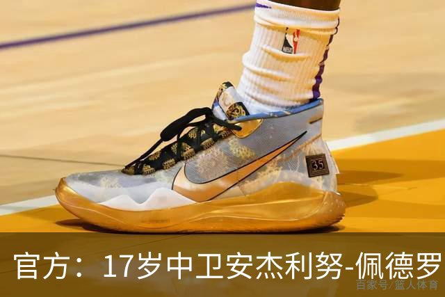 官方：17岁中卫安杰利努-佩德罗与阿森纳签下首份职业合同